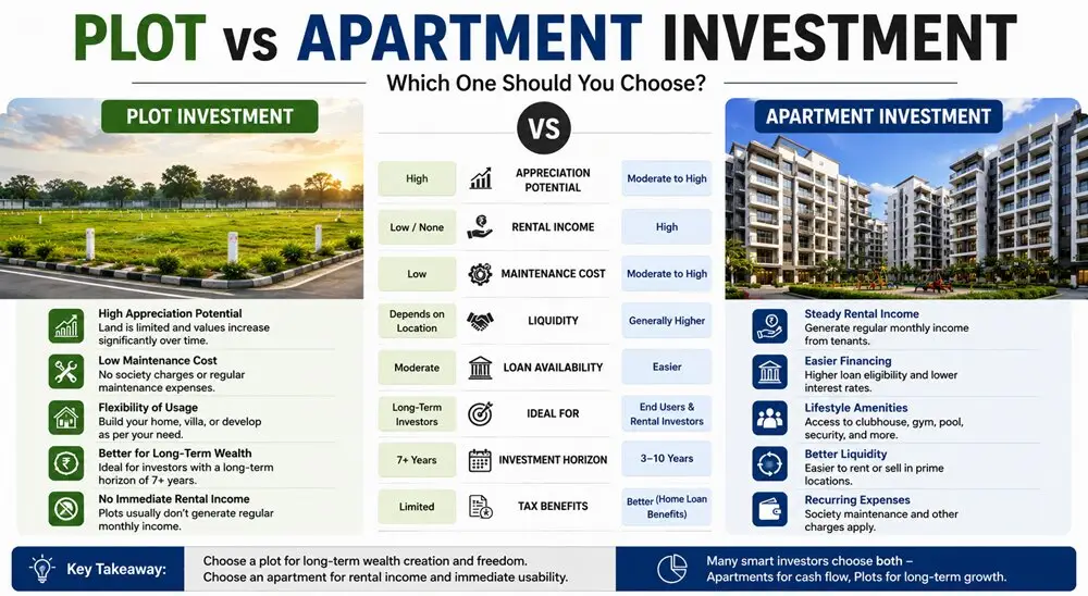 Plot vs Apartment Investment